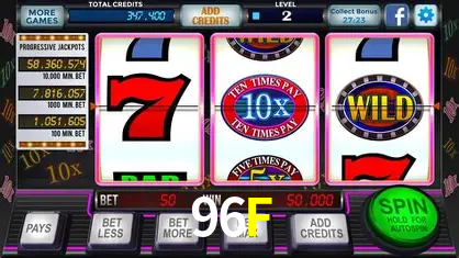 Slots 96F - Jackpots Progressivos